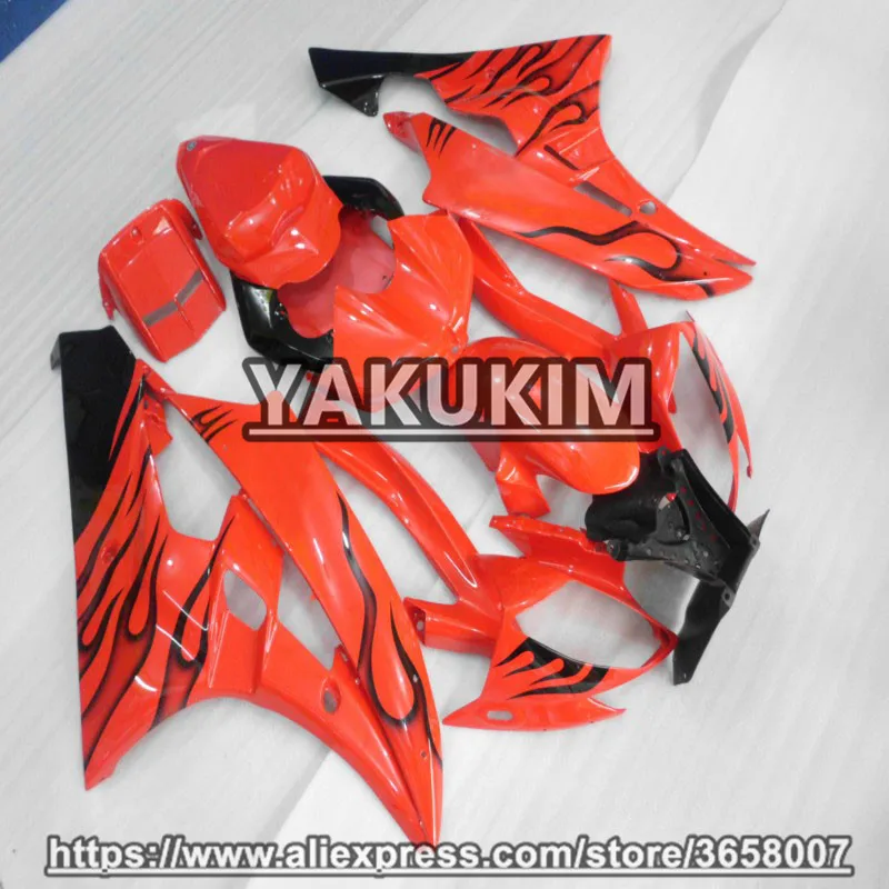 YAKUKIM комплекты обтекателей ABS для YAMAHA YZF R6 06-07 Год 2006 2007 YZFR6 06 07 обтекатели мотоцикла