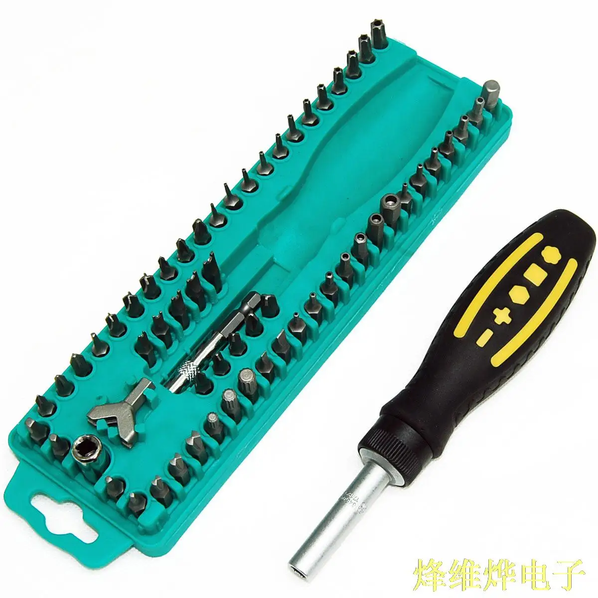 Replaceable multi function screwdriver sets of labor saving ratchet