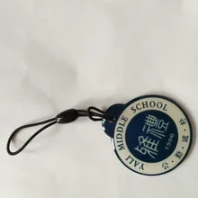 1000 шт./лот индивидуально настраиваемый печати Водонепроницаемый с украшением в виде кристаллов пассивный RFID 125 кГц TK4100 эпоксидные бирки для доступа Управление