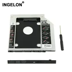 Ingelon hdd случае дополнительный жесткий диск hdd Caddy optibay DVD SSD универсальный ноутбук CD/DVD-ROM Оптический Bay для Apple Unibody Macbook Pro 13 15 17