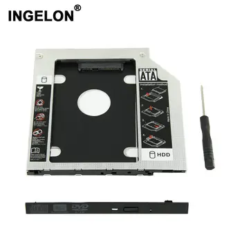 

Ingelon hdd case second HDD Caddy optibay DVD SSD Universal Laptop CD/DVD-ROM Optical Bay for Apple Unibody Macbook Pro 13 15 17