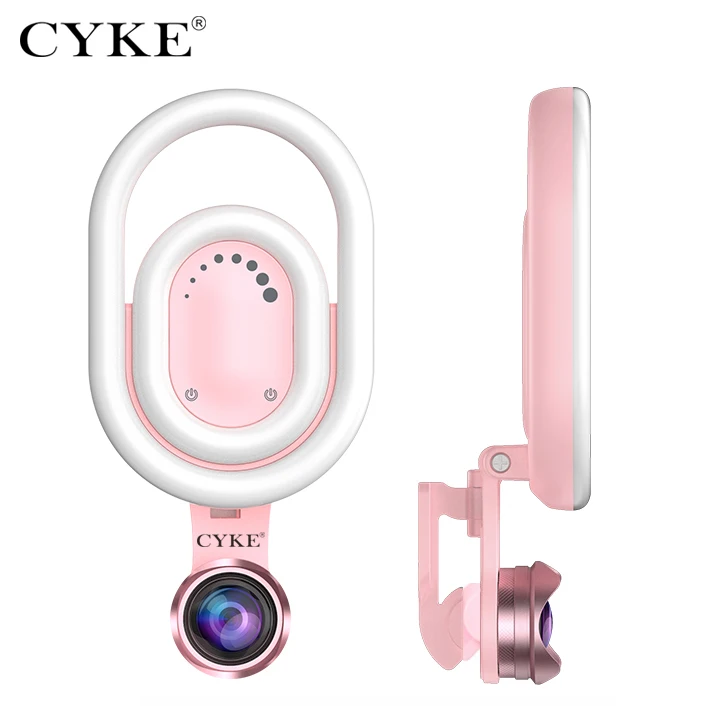 

Internal and External Double Circle Fill Light LED Light Lamp Fill-in Light 3 for iPhone 6 6s Plus and Android