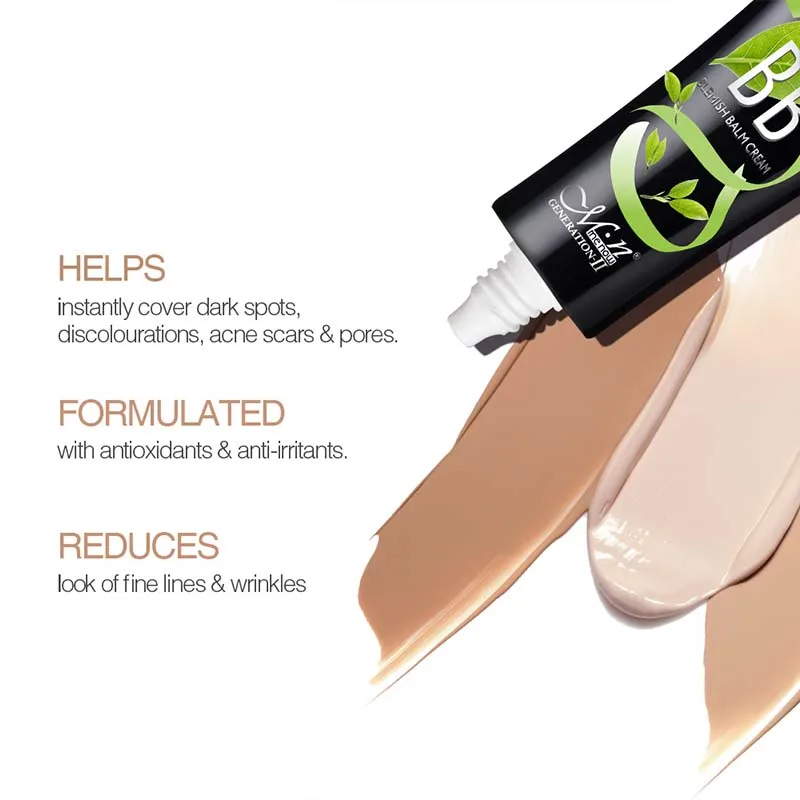 Menow Brand Makeup Foundation CosmeticsLong-lasting Moisturizing Green Tea BB Cream brightening Concealer Liquid maquiagem F614