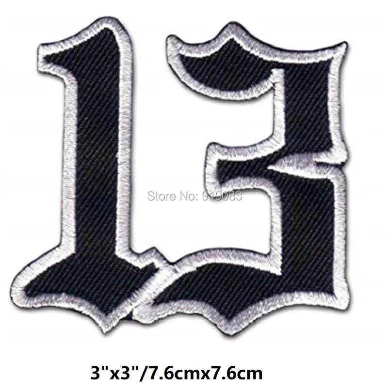 Lucky 13 thirteen Rat Hot Rod Iron On Patches тату рокабилли панк кустом Ретро MC Байкерский значок
