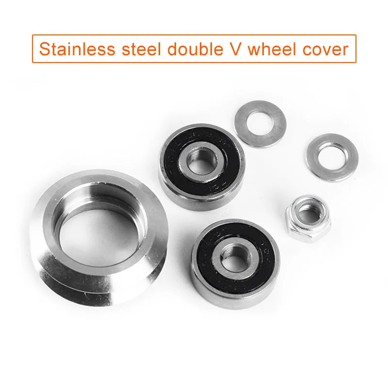 

New Hot High Precision CNC Metal V Wheel Kit for V-slot Linear Rail System C-Beam