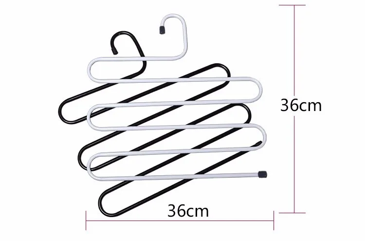 [ ] Волшебная многослойная металлическая вешалка для брюк, Форма S(4 шт./лот