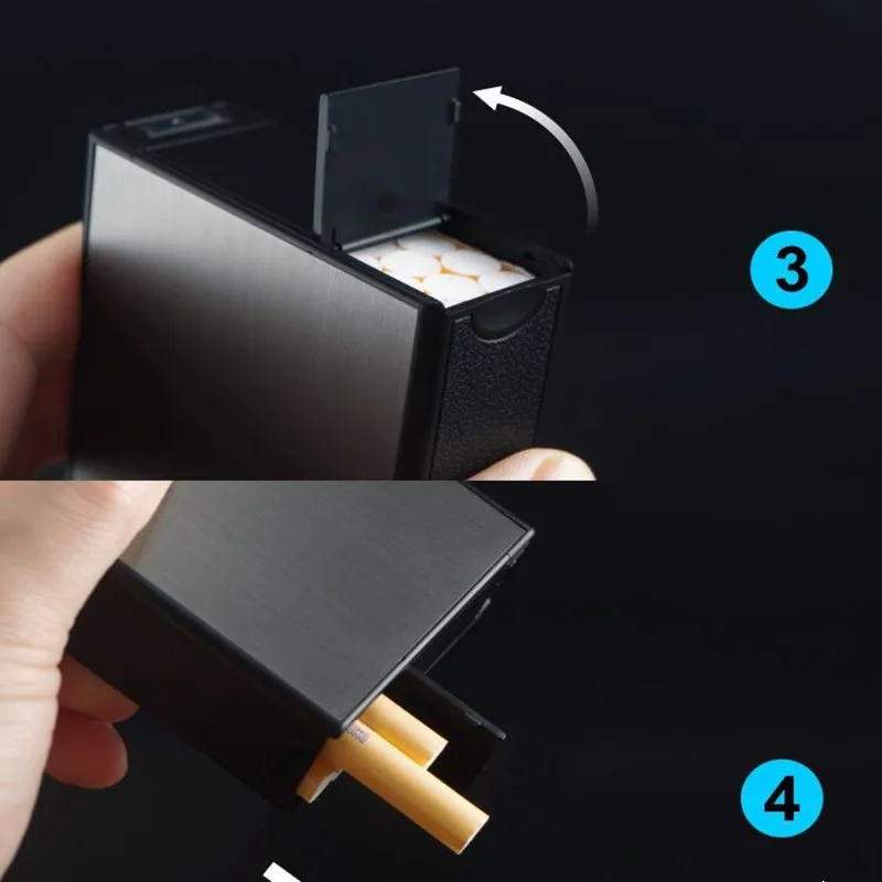 Чехол для прикуривателя сигарета с зарядкой от USB Зажигалка Ветрозащитная Электронная зажигалка беспламенные электрические зажигалки для курения