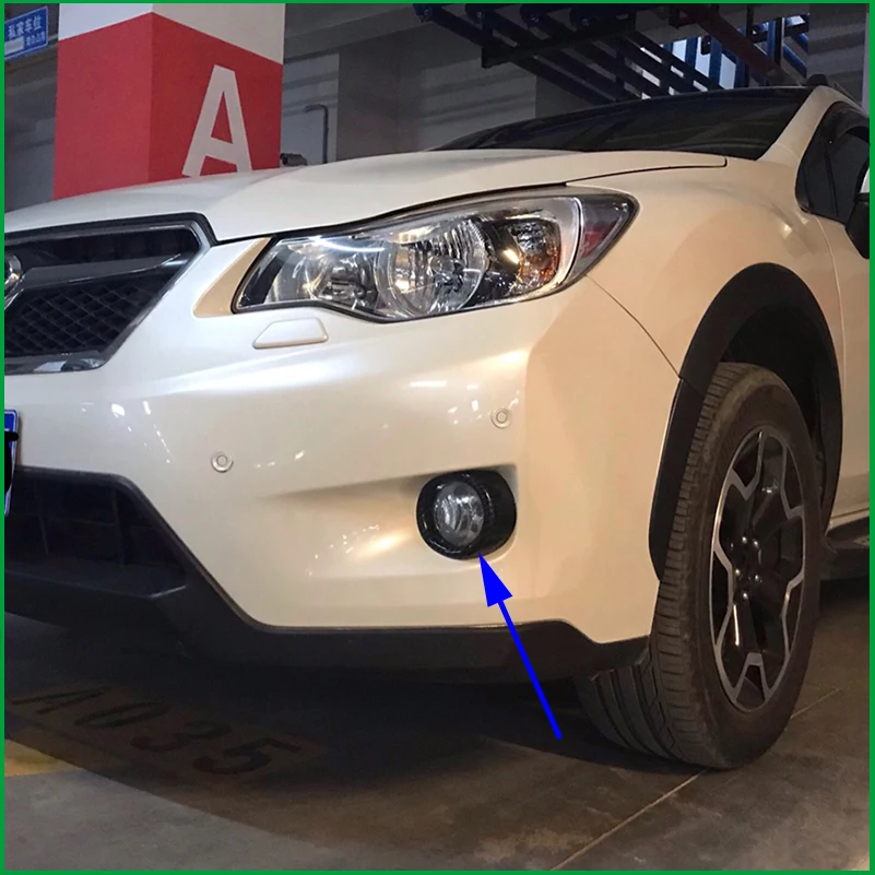 Для Subaru XV 2012 2013 2014 2015 ABS автомобильный передний бампер противотуманная фара рамка
