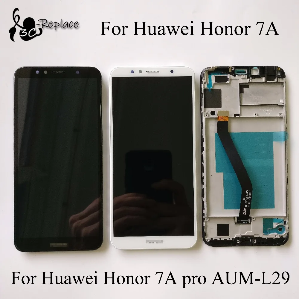 

5.7 For Huawei Honor 7A / Honor 7c / Honor 7A pro AUM-L29 AUM-L41 Full LCD DIsplay + Touch Screen Digitizer Assembly With Frame