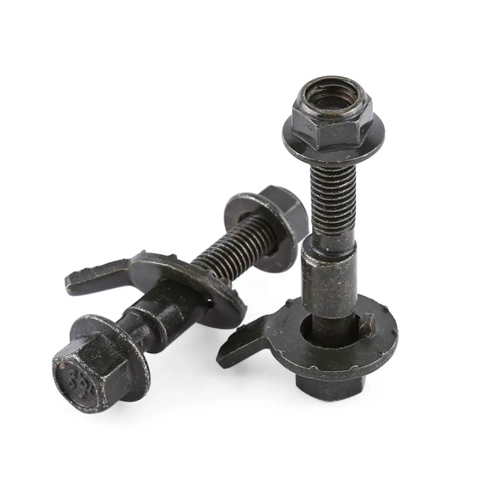 5pcs 12mm Vehicles Steel Four Wheel Alignment Adjustable Camber Kit Cam Bolt Army Green Camber Tire Eccentric Screw Car Accessories Auto Fasteners Auto Accessories Car Screws