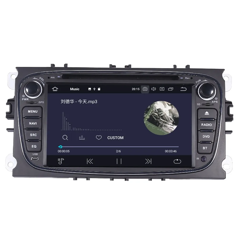 Clearance Aotsr Android 9.0 GPS navigation Car DVD Player For Ford Focus 2004-2011 multimedia 2 din radio recorder 4GB+32GB 2GB+16GB 2