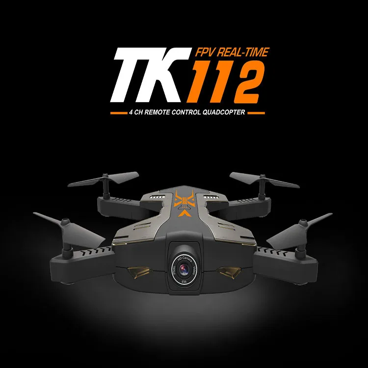 

New shape foldable Wifi FPV Real time RC Drone TK112W 720P wide angle camera Altitude Height selfile RC quadcopter vs X8SW X5UW