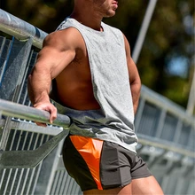 Новая мужская рубашка без рукавов, майка для тренажерного зала, майка для тренировок, майка для бодибилдинга, майка для фитнеса