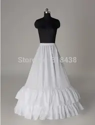 2019 новейшая мода белый 1 обруч 2 слоя рыбы свадебные юбки СВАДЕБНЫЙ подъюбник платья X1222