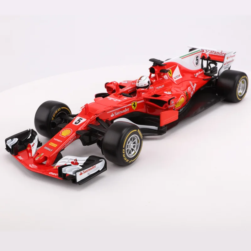 Модель литая автомобиля из сплава в масштабе 1:18 игрушка для Ferrari F1 металлическая