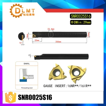 

SNR0025S16 Internal Threading Tools Lathe Index Threading Turning Tool Holder For 16IR AG60 16NR AG60 AG55 Insert Right Hand