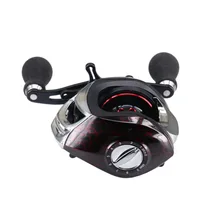 Рыболовные Снасти 6,3: 1 высокоскоростная Рыболовная катушка металлическая Левая Правая ручка EVA Ручка капля воды колесо baitcasing катушка Pesca литье