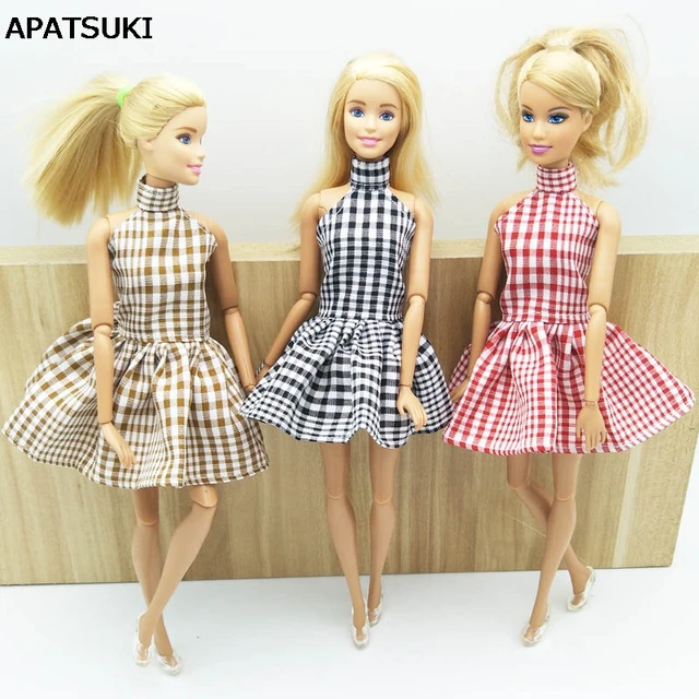 Vestido para Barbie - Sem costura/ No sew dress for Barbie Doll. 