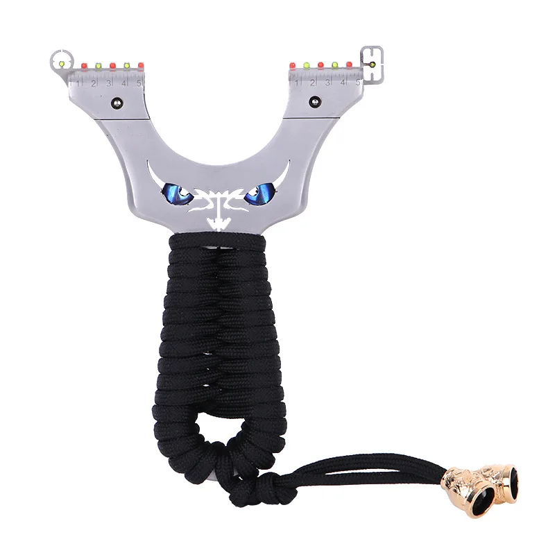 professional Slingshot Catapult Stainless High Quality Steel With Flat Rubber Band For hunting Shooting fishing slingshot professional Slingshot Catapult Stainless High Quality Steel With Flat Rubber Band For hunting Shooting fishing slingshot