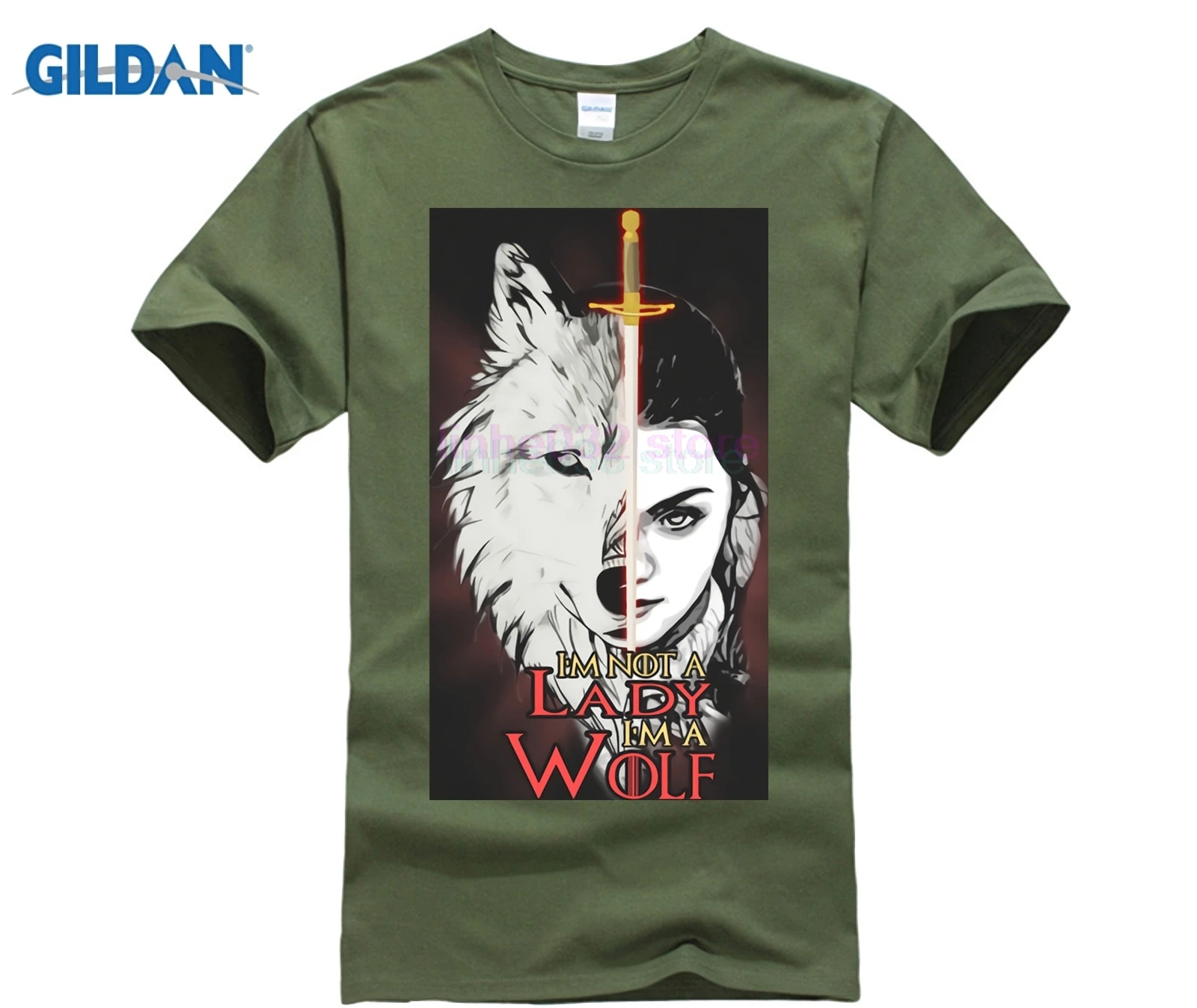 

I'M NOT A LADY I'M A WOLF ARYA STARK GAME OF THRONES SHIRTS