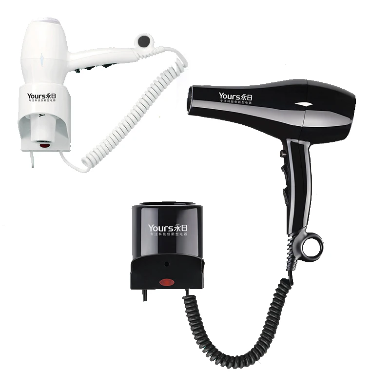 Wall Mounted Hair Dryer 1300W Household Hanging Electric Blower for Hotel B^