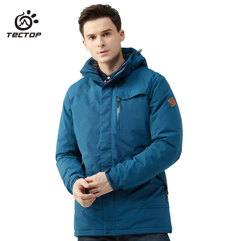 

TECTOP/Autumn Winter Leisure Long Down Jacket Outdoor Men's Assault Jacket Warm Comfortable Down Jacket