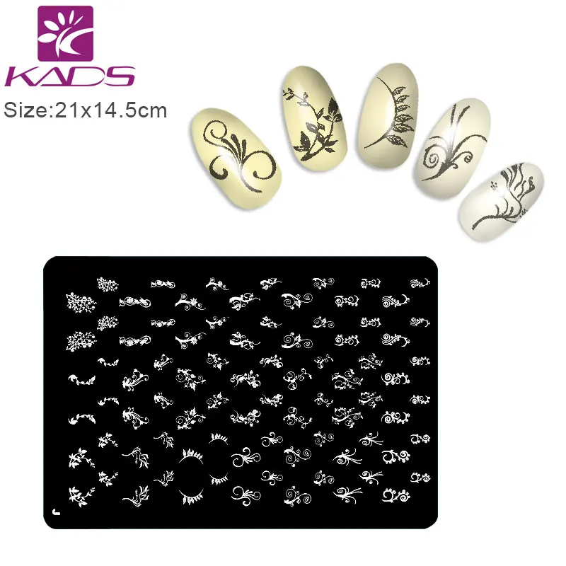

KADS 1Pcs Nail Stamp For DIY Nail Stamping Plates New Arrival Stamper Nail Art Konad Stamping NaiI Stamper Nail Art