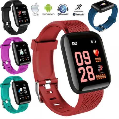 

IP68 Waterproof Smart Bracelet Sports Wristbands Bluetooth Smart Watch Fitness Tracker Blood Pressure Heart Rate Monitor 3B29
