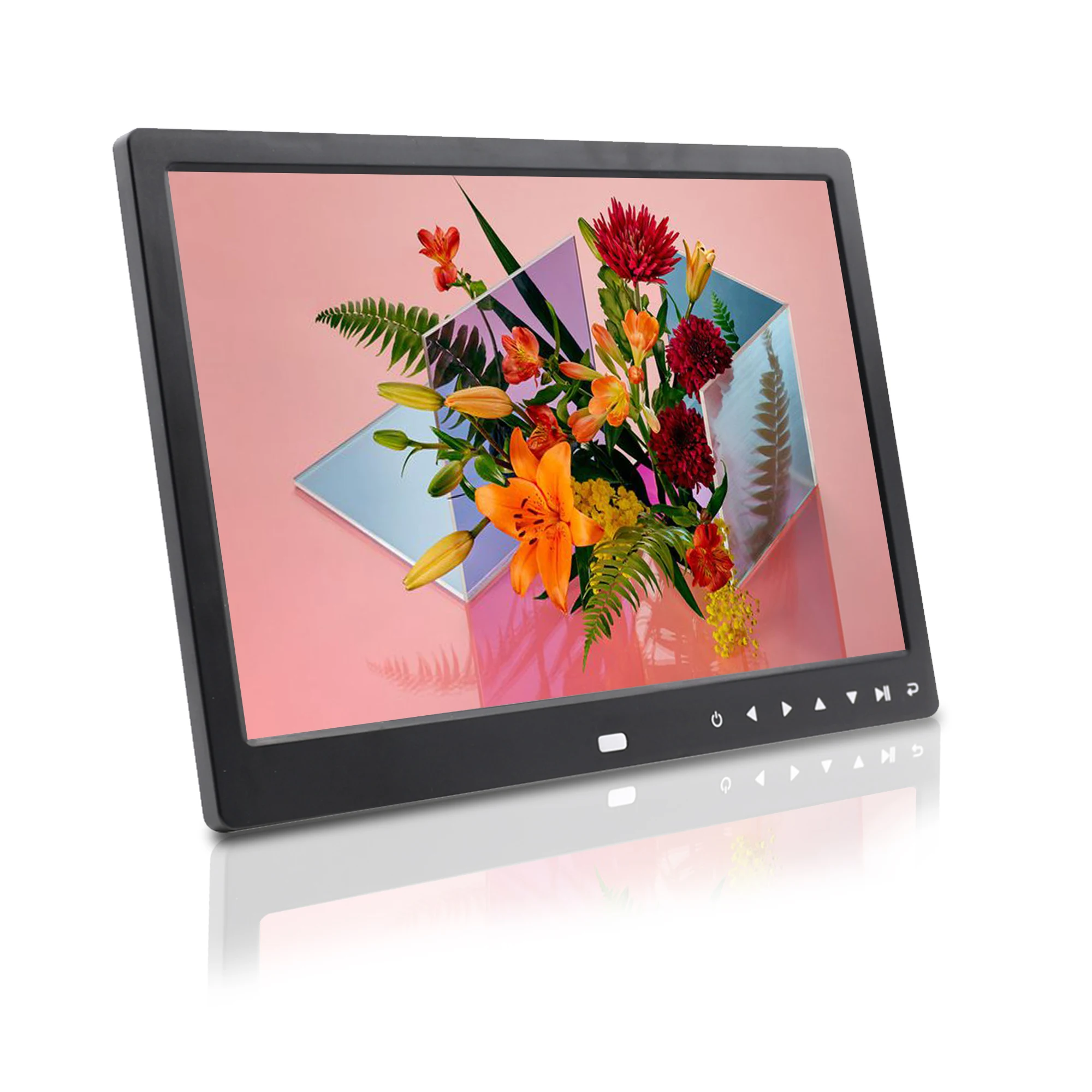 US $76.00 12 inch slideshow loop playback video player picture player support 1080P digital photo frame digital picture frame