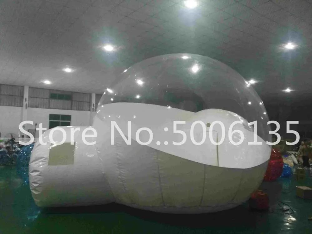 Hot sale Clear Bubble Camping Tent inflatable transparent bubble snow globe tent for sale - Цвет: 2 rooms