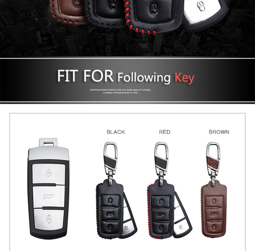 Key Case Cover Keychain For VW (2)