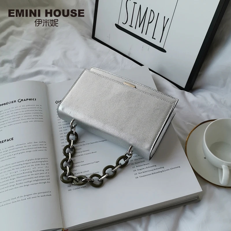 Женская сумка из натуральной кожи EMINI HOUSE роскошная дизайнерская через плечо с