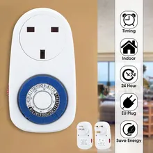 Программируемый таймер 24 часа программируемый таймер умный программируемый Великобритания/США настенный Крытый таймер Электрический