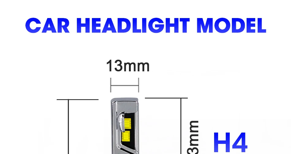 HLXG 2 шт. 72W фары для 8000LM H1 H3 H4 H7 H11 светодиодный автомобильный светильник головной светильник лампы 12V Светодиоды с чипом CSP H8 H9 9005 9006 6000K идеально подходит для резки линии