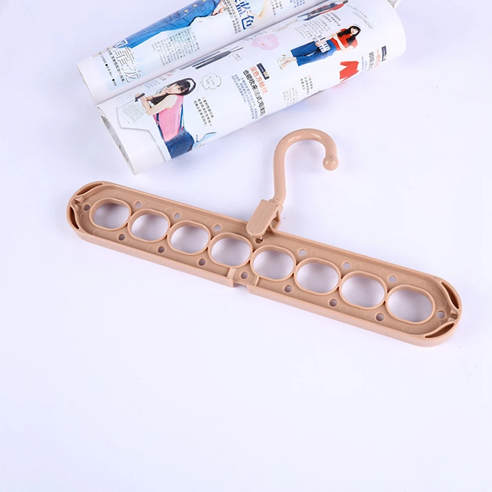2 шт. 8 отверстий портативная складная Одежда для путешествий вешалка для галстуков крючок балконные вешалки для одежды Пластиковая Полка для хранения в гардеробе