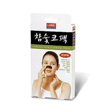 

LUKE Charcoal Nose Cleansing Strips 10pcs/1box Black Head Remover Shrink Pore Strip Black Mask Acne Treatment Korea Cosmetics