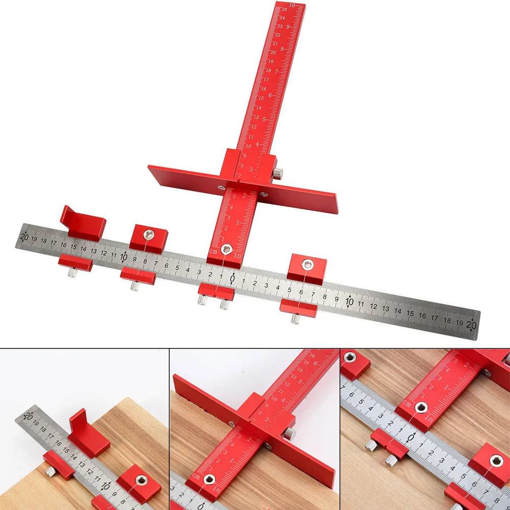 

Hole Punch Jig Tool Set Detachable Drill Guide Sleeve Cabinet Drawer Wood Drilling Tools Dowelling SKD88