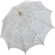 Noble Elegant Palace Style Long Arm Wedding Bridal Umbrella/Embroidery Gingham Lace Parasol lace Umbrella Noble Elegant Palace Style Long Arm Wedding Bridal Umbrella/Embroidery Gingham Lace Parasol lace Umbrella