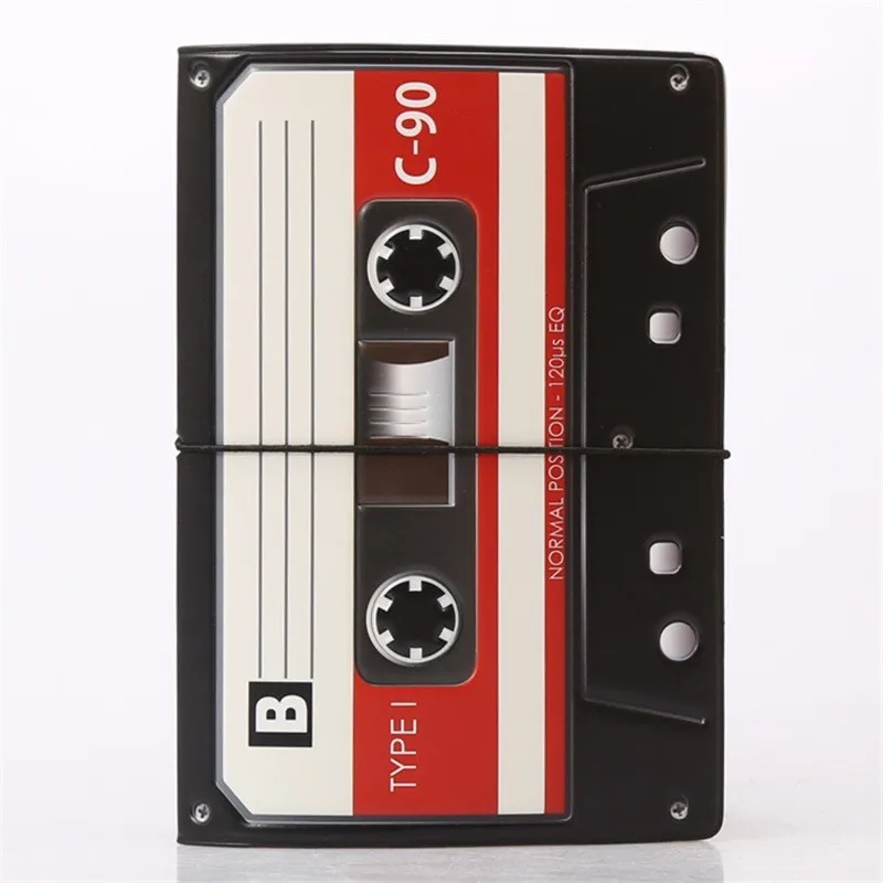 Cassette Tape Plastic Passport Cover
