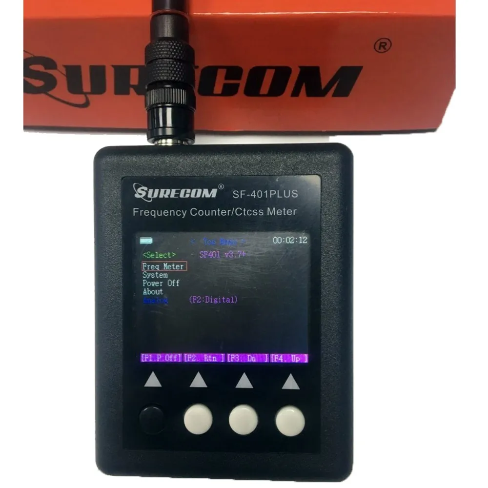 SF-401Plus 27MHz-3GHz SURECOM Portable Frequency Counter with CTCSSDCS Decoder(Analog & DMR Digital Radio Signal both testable) (3)