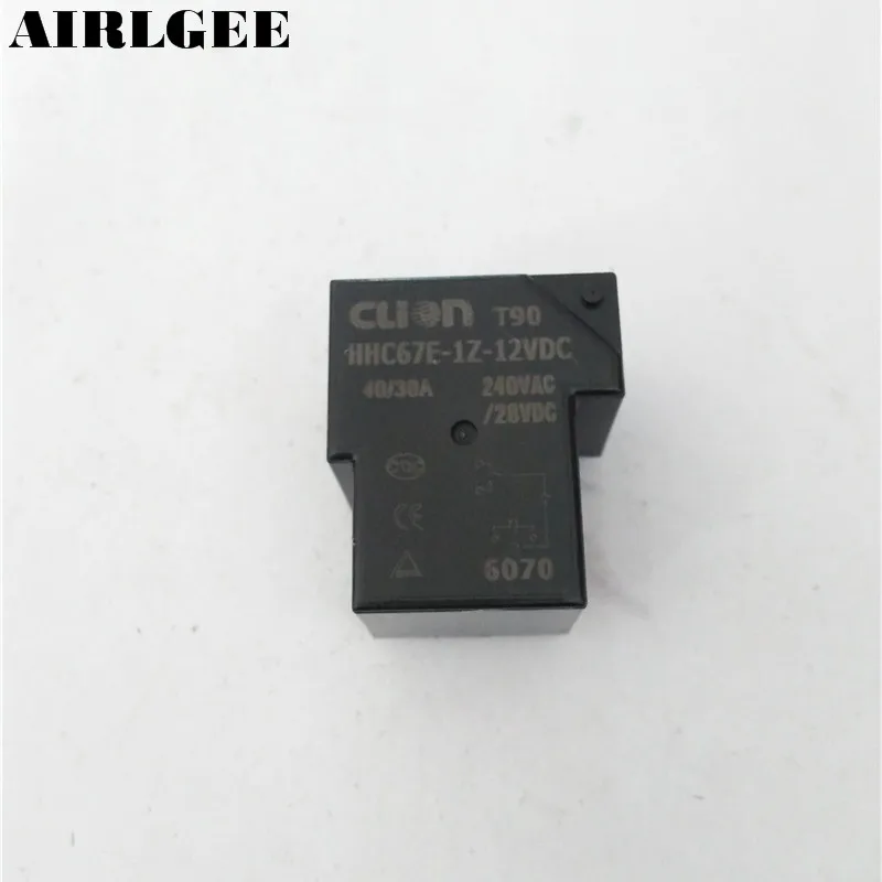 DC 12V SPDT 6 Pin 40A мини реле питания PCB тип HHC67E 1Z(T90) бесплатная доставка|relay pcb|12v coilpower relay