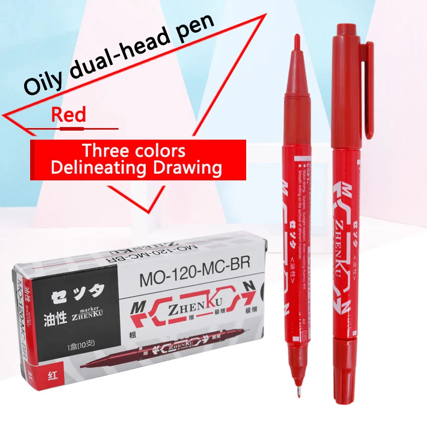 

Tattoo Skin Marker Pen Piercing Marker Dual-tip Position Surgical for Eyebrow Permanent Makeup Body Art Microblading Scribe Tool