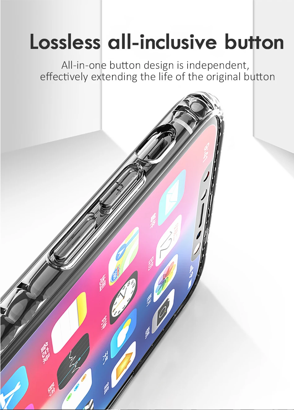 !ACCEZZ Luxury Soft 3D Phone Cases For iPhone X 10 8 7 Plus TPU Anti-Shock Back Transparent Mobile Full Protection Cover Shell (6)