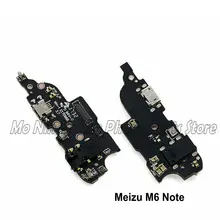 Микрофонный модуль+ USB плата с зарядным портом, гибкий кабель, соединительные части для Meizu M6 Note M6Note, замена