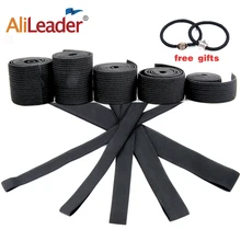 Alileader дешевая эластичная лента для париков, аксессуары, высокое качество, материалы для изготовления париков, шапки для изготовления париков, черный цвет
