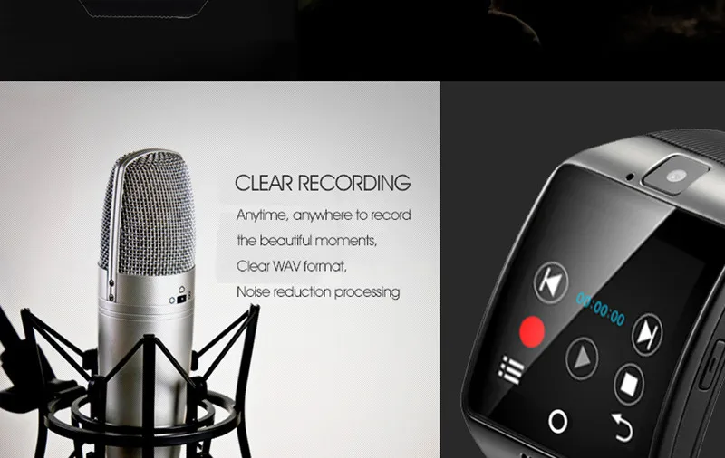 Q18 Smart Watch Passometer for Android & IOS
