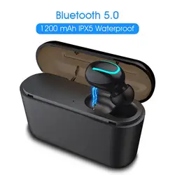 2,4 ГГц Monaural для Bluetooth 5,0 гарнитура 180H длинные резервные беспроводные наушники для путешествий с зарядным устройством