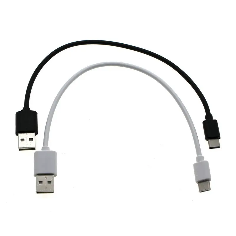 

Black/White 2017 Hot USB 3.1 Type C Male to USB 2.0 Male Data Sync Charge Short Pipe Cable for Nokia N1