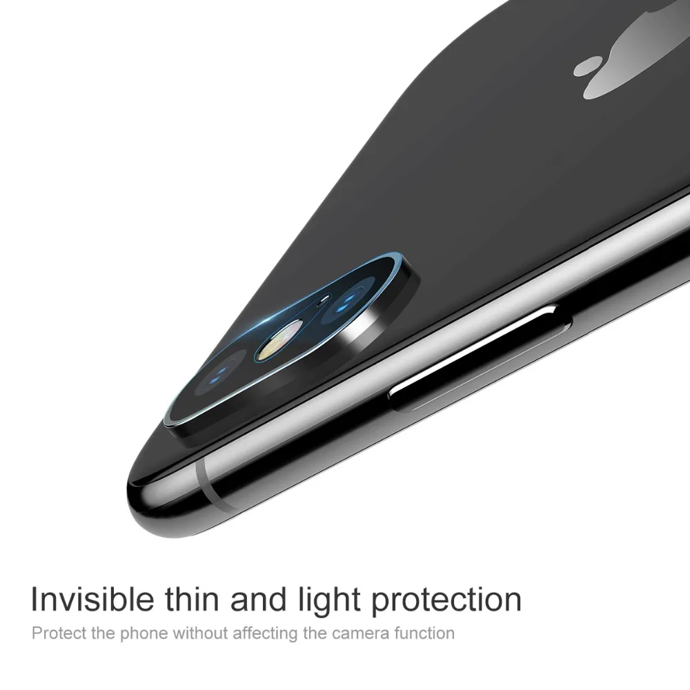 BASUES Камера объектив пленка для iPhone X 9 плюс 0 2 мм царапинам полный охват Стекло