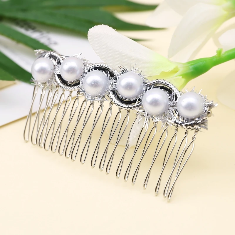 3 Styles Hair Comb Fashion Women Lady Lace Comb Flower Hair Pin Clip